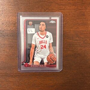 Noa Essengue 2025 Topps Chrome Base Rookie Card #262
